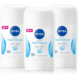 Kadın Stick Deodorant Fresh Natural 50ML, 48 Saat Koruma, X3 Adet