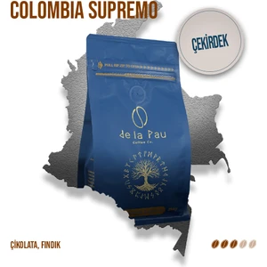 De La Pau Colombia Supremo Kavrulmuş  Paket Çekirdek Kahve 250 gr