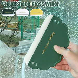 Silver Umbrella Ev Aletleri Ayna Temizleyici Çekçek Mutfak Banyo Tezgahı Kazıyıcı Bulut Şekli Silikon Cam Pencere Sileceği Mini Araç Ön Cam Temizleme Fırçası (Yurt Dışından)