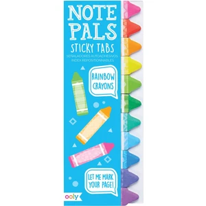 Ooly Note Pals Yapışkanlı Etiket Seti - Rainbow Crayons