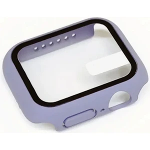 Apple Için Temperli Cam + Kapak Izle Vaka 44MM Ekran Koruyucu Apple Izle Aksesuarları