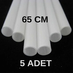 5 Ad 65 cm Infrared Ufo Isıtıcı Elektrikli Soba Camı 23 mm