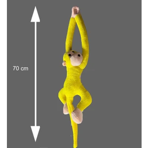 Peluş Maymun, Elleri Yapışabilen Uyku ve Oyun Arkadaşı -70 cm