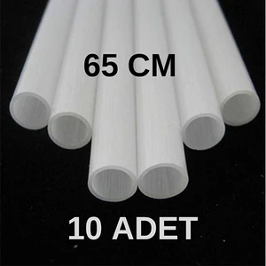 10 Ad 65 cm Uyumlu  Infrared Ufo Isıtıcı Elektrikli Soba Camı 23 mm