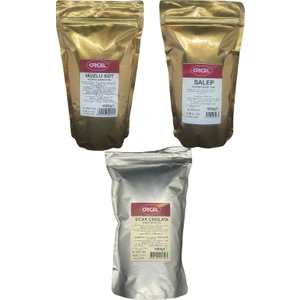 Muzlu Süt+ Sıcak Çikolata + Salep 3 x 1 kg