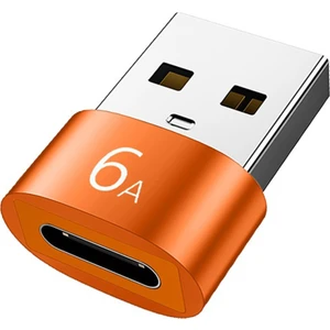 Adet 6A Tip C - USB 3.0 Otg Adaptör USB C Dişi - USB Erkek Dönüştürücü, Turuncu (Yurt Dışından)