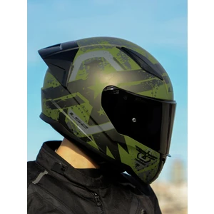 Ls2 Rapıd 2 Race Thunder Bırds Mat Yeşil-Siyah-Gri Kask