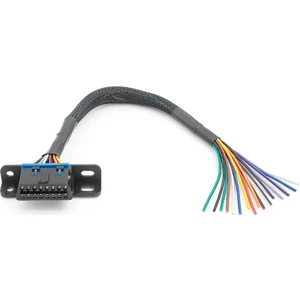 Evrensel Obd2 16PIN Dişi Konnektör Açık Obd Kablosu Dişi Uzatma Konnektörü Şerit Arabirim Adaptörü (Yurt Dışından)
