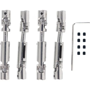 4 Adet Metal Tahrik Mili Cvd D12 C14 C24 B16 B36 B24 Mn D90 MN99S Mn-90 Rc Araba Yükseltme Parçaları Aksesuarları (Yurt Dışından)