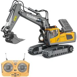 2.4g Kablosuz Rc Ekskavatör Uzaktan Kumanda Rc Kamyon Paletli Kamyon Elektrik Mühendisliği Araç (Yurt Dışından)