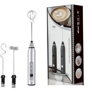 Elektrikli Süt Köpürtücü El Kablosuz Blender USB Mini Kahve Makinesi Çırpma Mikser Cappuccino Krem Yumurta Gıda Blender B (Yurt Dışından)