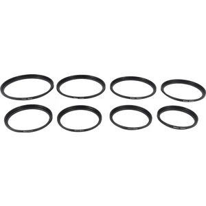 8 Parça Step-Up Adaptör Halkası Seti, 49-52MM, 52-55MM, 55-58MM, 58-62MM, 62-67MM, 67-72MM, 72-77MM, 77-82MM Içerir-Siyah (Yurt Dışından)