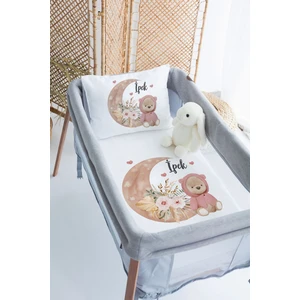 %100 Delux Pamuk Isme Özel 70X120 Park Yatak Nevresim Takımı