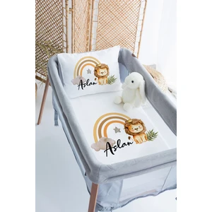 %100 Delux Pamuk Isme Özel 70X120 Park Yatak Nevresim Takımı