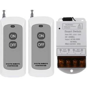 433MHZ Kablosuz Uzaktan Kumandalı Anahtar Ac 110V/120V/220V/30A 1ch Röle Rf Pompa Güvenlik Sistemi Için Uzaktan Kumanda Işık Anahtarları (Yurt Dışından)