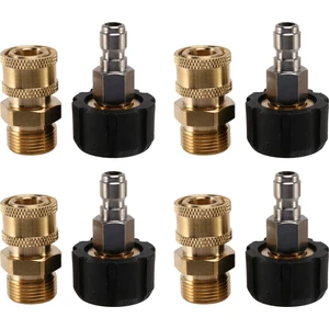 4x Basınçlı Yıkama Makinesi Adaptör Seti M22 - 1/4 Inç Hızlı Bağlantı Kiti, M22 14MM - 1/4 Inç Hızlı Bağlantı Kiti (Yurt Dışından)
