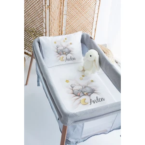%100 Delux Pamuk Isme Özel 70X120 Park Yatak Nevresim Takımı