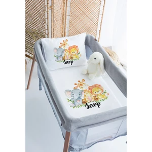 %100 Delux Pamuk Isme Özel 70X120 Park Yatak Nevresim Takımı