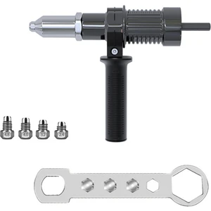 2.4/3.2/4.0/4.8 mm Çaplı Perçin Kafası Matkap ve Sap Anahtarı Perçin Aleti ile Elektrikli Perçinleme Makinesi Adaptörü. (Yurt Dışından)