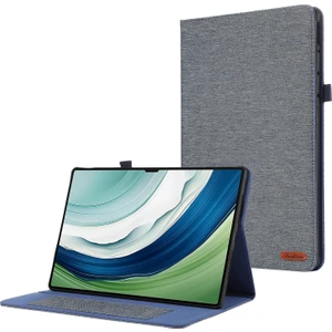 Huawei Matepad Pro 13.2 Kılıf Kumaş Doku Tablet Deri Kapak Kart Tutucu (Yurt Dışından)