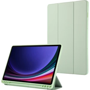 Samsung Galaxy Tab S9 / Tab S9 Fe Tablet Kılıf Üç Katlı Stand Şok Geçirmez Pu Kapak Kalem Yuvası (Yurt Dışından)
