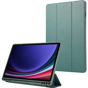 Samsung Galaxy Tab S9 / Tab S9 Fe Tablet Kılıf Üç Katlı Stand Şok Geçirmez Pu Kapak Kalem Yuvası (Yurt Dışından)