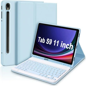 Samsung Galaxy Tab S9 Fe SM-X510 / X516 / X518 Bluetooth Klavye Tablet Kılıf Pu Flip Cover (Yurt Dışından)