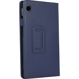 Samsung Galaxy Tab A9 Tablet Kılıfı Litchi Doku Pu Deri Iki Katlı Stand Kapağı (Yurt Dışından)
