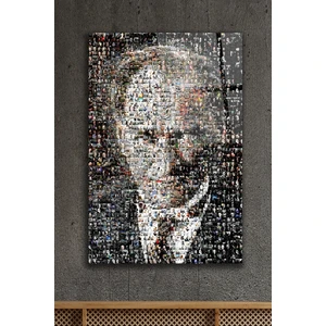 Atatürk Cam Tablo 14 - Ev ve Ofis Dekorasyonu