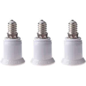 3x E14-E27 LED Işık Lamba Vidalı Ampul Soket Adaptörü Dönüştürücü (Yurt Dışından)