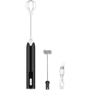 Elektrikli Blender Mikser Yumurta Çırpıcı Kahve Sütlü Içecek Suyu Yiyecek Çırpma Karıştırıcı USB Şarj Edilebilir El Blender (Yurt Dışından)