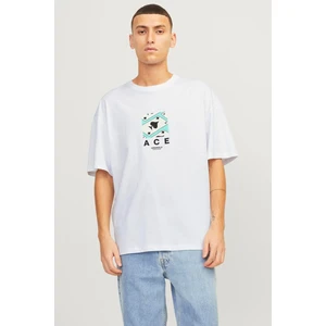 Jack & Jones Jorblockpop Erkek Beyaz T-Shirt 12254169-BrightWhite