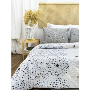 160X200  Pamuklu 63 Tel Nokta Desenli Çift Kişilik Nevresim Takımı