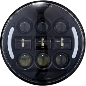 Drl Dönüş Sinyali Işığı ile 45W 5.75 Inç Motosiklet Far Yuvarlak (Yurt Dışından)