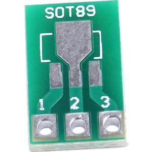 100 Adet SOT89 SOT223 Dıp Pcb Transfer Kartı Pin Adaptör Plakası Çift Taraflı 1.5mm 2.3mm 2.54MM Pin Pitch Pinboard (Yurt Dışından)