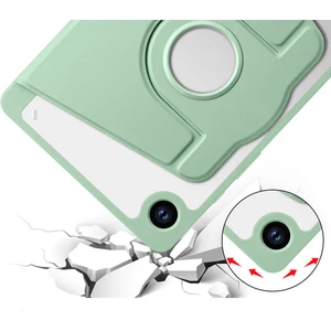 Samsung Galaxy Tab A9 8.7inç X110 X115 Kılıf Kalem Bölmeli Dönebilen Standlı Case
