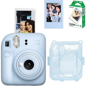 Mini 12 Fotoğraf Makinesi 10'lu Film Simli Pleksi Kılıf ve Fotoğraf Çerçevesi Seti 2