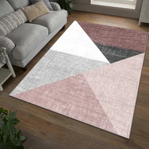 Modern Dijital Baskı Dört Mevsim Yıkanabilir Kaymaz Taban Salon Halısı Mutfak Halısı Yolluk