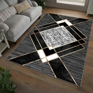 Modern Dijital Baskı Dört Mevsim Yıkanabilir Kaymaz Taban Salon Halısı Mutfak Halısı Yolluk