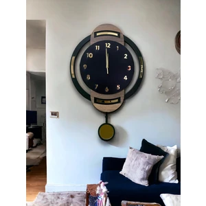Hayalevim Ahşap Duvar Dekorasyon Saati,duvar Saati, Ahşap Saat, Sarkaçlı Saati Ahşap Sarkaçlı Duvar Saati,wall Clock