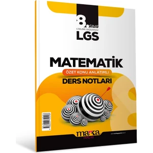 Marka Yayınları 2025 LGS Odak Noktası Matematik Özet Konu Anlatımı
