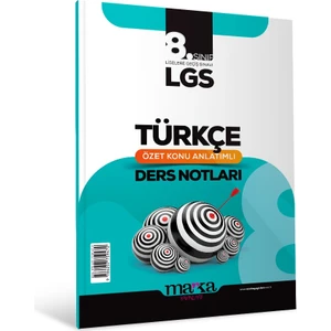 Marka Yayınları 2025 LGS Odak Noktası Türkçe Özet Konu Anlatımı