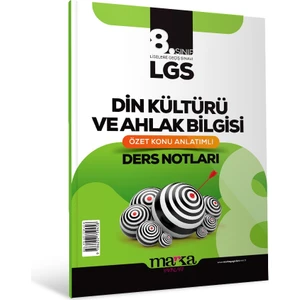 Marka Yayınları 2025 LGS Odak Noktası Din Kültürü ve Ahlak Bilgisi Özet Konu Anlatımı