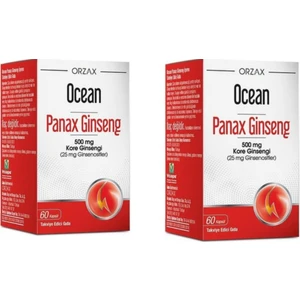 Ocean Panax Ginseng 500 mg 60 Kapsül 2 Adet