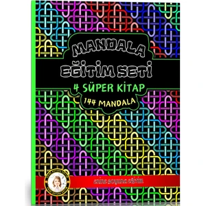 Mandala Boyama Eğitim Seti 4 Kitap