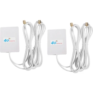 2x 4g/3g Wifi Anteni 28DBI Lte Anteni Sinyal Amplifikatörü 4g/3g Mobil Yönlendirici Wifi Anteni Ağ Geniş Bant Anteni (Sma) (Yurt Dışından)