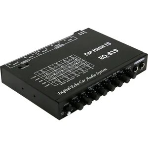 EQ-819 Araç Ekolayzır Çok Fonksiyonlu Araç Ses Eq Ayarlama Crossover Amplifikatör Parametrik Ekolayzır Araç Ses Ekolayzır (Yurt Dışından)