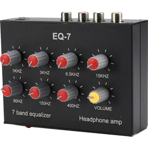 Eq-7 Araç Ses Kulaklık Amplifikatörü 7 Bantlı Eq Ekolayzer 2 Kanal Dijital Ses Ekolayzır (Yurt Dışından)