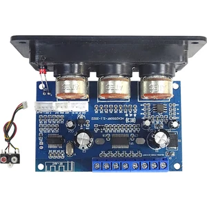 2.1 Kanal Dijital Güç Amplifikatör Kartı + Aux Ses Kablosu 2X25W+50W Bt5.0 Subwoofer D Sınıfı Amplifikatör Kartı DC12-20V (Yurt Dışından)
