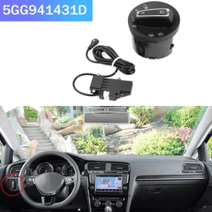 Ön Far Işık Sensörü Modülü Otomatik Anahtar Kontrolü Golf 7 Için Mk7 Mkvıı 2015 5GG941431D (Yurt Dışından)